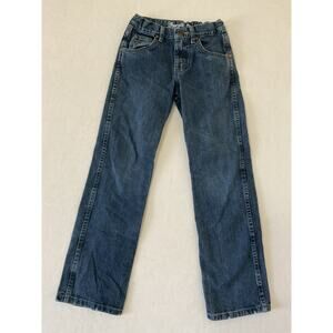 Wrangler Boys Youth Size 11 Relaxed Fit Straight Leg Blue Denim Jeans